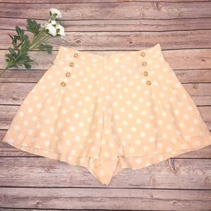 Forever New High Waist Polka dot shorts